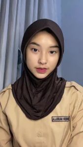 Jilbab Bergo Sport Pet Tebal Size S/Hijab Pet Tebal/Kerudung Sport Pet Tebal