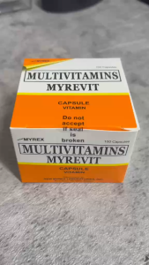 MyRevit Multivitamins 100 Capsules Daily Immune & Health Support Vitamin Supplement FDA Approved BNDPHARMA