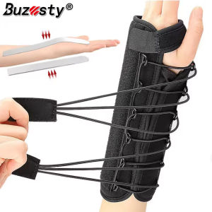 Buzesty băng đeo cổ tay điều chỉnh băng đỡ cổ tay đêm với nẹp ví ống cổ tay viêm khớp viêm gân bong gân chấn thương
