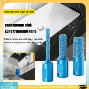 3pc M10 Thread Vaccum Brazed Diamond Finger Bit Milling Cutter For Ceramic Tile Granite Marble Milling Cutting 6/10/15mm