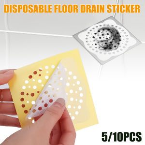 【Free Shipping】Disposable Floor Drain Stickers Kitchen Bathroom Sewer Anti-Blocking Filter for Hair Non-Woven Home Cleaning Supplies