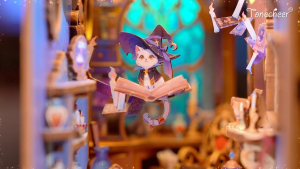 Tonecheer DIY Book Nook Magic Stars Room Puzzles (TQ142) DIY Miniature Dollhouse