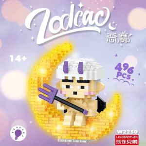 [Hoàn tiền 10%]Thiên thần và Ác Quỷ lắp ráp ghép hình mini đồ chơi nhân vật truyện mini