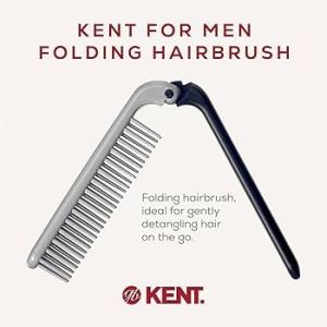 KENT for Men KFM4: Folding Travel Brush หวีพับ หวีแปรง