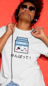 Kawaii Shirt Japanese Milk Tshirt for Women