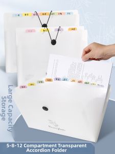 Multi-layer File Folder Transparent Classification Document