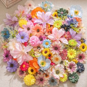 20/50 Chiếc Mix Nhân Tạo Hoa Lụa 2-8CM Cho Lễ Tình Nhân Cưới Trang Trí Nhà Hoa Giả Hoa Tặng Phụ Kiện