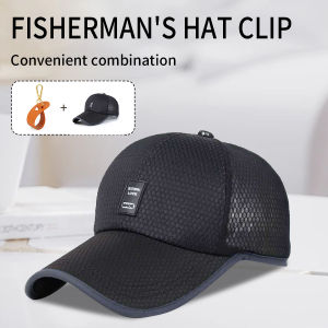 Baseball Cap Summer Cap Outdoor Hat Mesh Breathable Sun Hat Mens and Womens Sports and Leisure Sun Hat Free Hat Clip