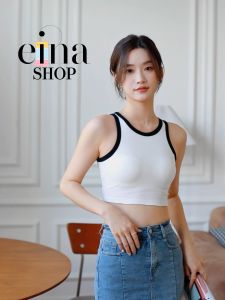 Einashop Tasha Bra Padded Cropped Singlet SG Ship