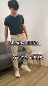 PROMO HEMAT 1 PAKET ISI 3 PCS CELANA CHINO PANJANG PRIA / CELANA PANJANG PRIA DEWASA COD SIZE 27-38