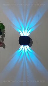 Lampu Dinding Outdoor Aesthetic Blue Kurnia Light
