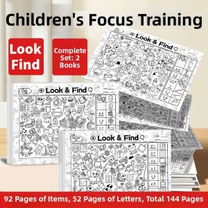 JUANJUANYUN | Attention Training Coloring Book Finding Game