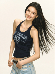 Ariseism | Áo Tank Bodycon Phong Cách Retro Mỹ
