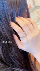 Nhẫn bạc nữ free size Soulmate SILVER CHIC N01 bạc 925