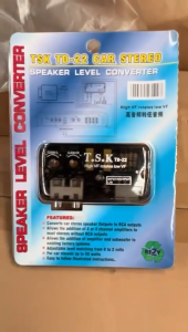 TD-22 Car Audio Hi to Low RCA Converter – Speaker Level to RCA Output Adapter