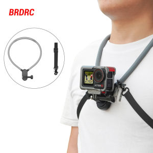 Neck Mount For DJI Osmo Action 5 Pro 4/Gopro 13/Insta360 Ace Pro/2First Person View Riding Running Vlog Recording Accessories