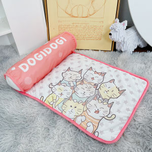 Pet Cooling Mat Dog Bed Cat Nest Summer Sleeping Mat All Seasons Universal Pet Home Comfortable Soft Pad Mat for Dogs And Cats