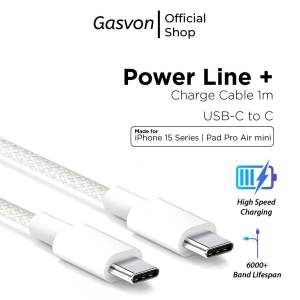 Gasvontech - Kabel Data USB C to C Phone Fast Charging