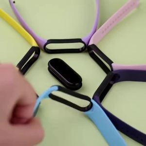 Silicone Strap for Xiaomi Mi Band 6 5 Sport Bracelet Wrist Miband 5 6 Replacement Mi Band 6 5 Wrist Watchband (Excluding watch)