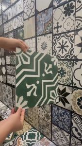 Gạch bông men 30x30 mang đến sự sang trọng và độc đáo cho không gian ốp lát  sàn nhà trang trí tường phòng khách cầu thang hoặc lối đi quán trà văn phòng độ bền cao chịu lực tốt giá rẻ hàng sắn kho