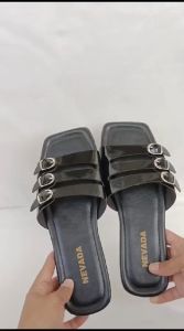 Sandal Flat Wanita Sandal Teplek Wanita Kekinian Terbaru Korean Style