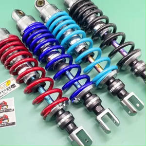 โช๊คโชบิ MIO/FINO/GIORNO/LEAD125/ CLICK /SCOOPY-I แกนสีรุ้ง มี 4 สีขนาด 300/310/320MM (แถมสติ๊กเกอร์ฟรี)