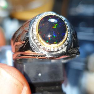 cincin kalimaya black opal jarong super