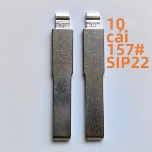 10 Cái # 157 Chìa Khóa Gập Điều Khiển Từ Xa SIP22 KD VVDI Thay Thế Lưỡi Dao Gấp Chưa Cắt Chức Năng Không Dây Không Bao Gồm