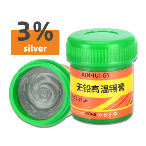 50g 217 Lead-free High-temperature Solder Paste  It is a repair-type solder sludge containing 3% silver which is used for BGA s