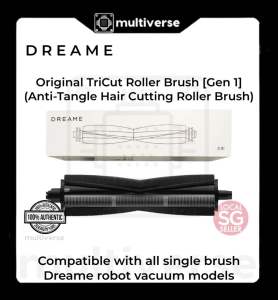Original Dreame TriCut Roller Brush / Anti-Tangle Hair Cutting Brush / Maintenance Free Cut All Hair *Local SG Stocks