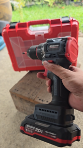 MASARU รุ่น SCD-115 สว่านไร้สายไฟฟ้า 2 ระบบ มอเตอร์ Brushless ดอกสว่าน อุปกรณ์ครบกล่อง