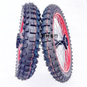 Off-road รถจักรยานยนต์อุปกรณ์เสริม 70/100-17 ด้านหลัง 90/100-14 นิ้ว C Hub เหล็กขอบยางสําหรับอุปกรณ์มอเตอร์ไซด์