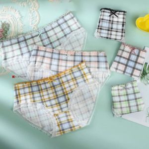 Celana Dalam Wanita Bahan Katun Premium ukuran 40 – 65 kg (Size M – XL) D33