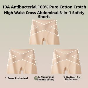 YUNASHA | High Waist Tummy Control Seamless Invisible Anti-peep Briefs