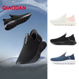 Qiaodan Women Running Shoes Comfortable Casual Breathable Soft Mesh Surface One-step XM36240231F