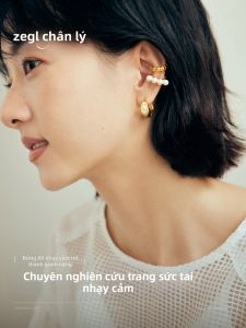 zengliu | Nhẫn Tai Bạc Đơn Giản Tinh Tế