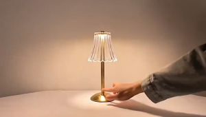 Led Lights BedroomCordless Lamp Crystal Table Lamp Dimmable+3 Colors Rechargeable Lamp Vintage Ambient Light for Kitchen/Bedroom/Bathroom Shower/Table Christmas Gift Ideas