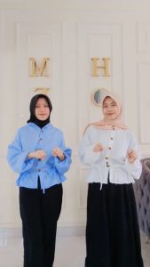 Alesha blouse/atasan wanita terbaru 2024 kekinian/Syakila premium/atasan wanita casual