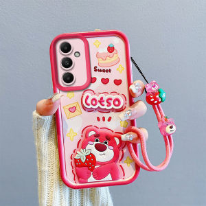 ใหม่เคส Samsung Galaxy A16 A56 A36 5G 4G น่ารักตุ๊กตาการ์ตูน3D น่ารักปกป้องเลนส์เคสโทรศัพท์กรอบซิลิโคนนิ่ม2025