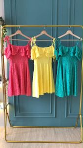 D11662 Beach Girl Eyelet Mini Dress