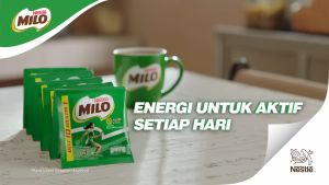 Nestle MILO Activ-Go Minuman Serbuk Instan Susu Cokelat dengan Malt (Sachet 22 g)