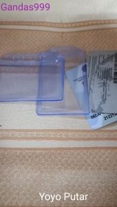 Card Holder Karet 1Slot Kartu Transparan Yoyo Puter