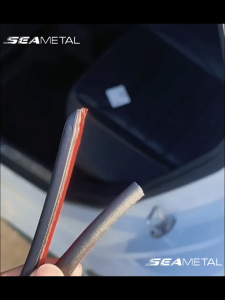 SEAMETAL Car Door Edge Weatherstrip C-Pillar Rubber Seal Strip Car Silence Door Rubber Hollow Strip