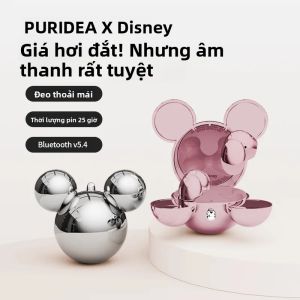 Tai Nghe Không Dây Bluetooth Disney T01 Tai Nghe Mickey Head HIFI Stereo Giảm Tiếng Ồn Tuổi Thọ Pin Dài Tai Nghe Nhét Tai Có Micrô