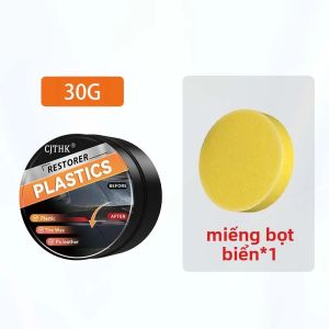 Sáp Phủ Bóng Phục Hồi Nhựa Tự Động Làm Đen Bóng Cho Nội Thất Da & Làm Mới Bảng Điều Khiển Sản Phẩm Chăm Sóc Xe Hơi