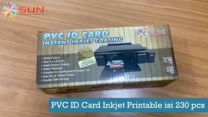 Kertas SUN PVC ID Card 076 White isi 230 Card - uk 8.6 x 5.4 cm