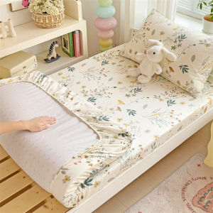 Dansunreve bông hoa fittedsheet với cao su 800tc duy nhất/Nữ Hoàng/Vua bedsheeet Chất lượng cao siêu mềm ký túc xá tấm ga trải giường bọc nệm