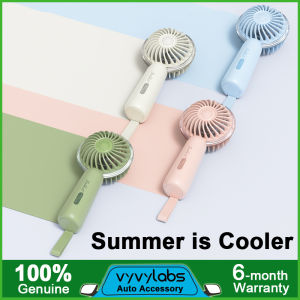 Vyvylabs Handheld Fan Portable Mini Fan 1200mAh Type-C Rechargeable Adjustable Cooling Summer for Office Desktop Gift