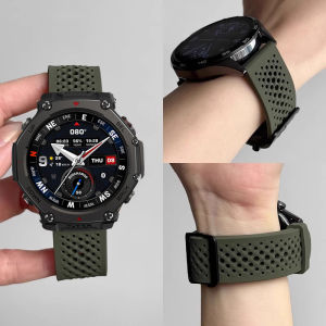 For Amazfit T-Rex 3 Pro 48mm 44mm Strap 20mm 22mm Silicone Band For Amazfit Balance 2/GTR 4 3 2e/Bip 6 5/Cheetah Round/GTS 4 3 2
