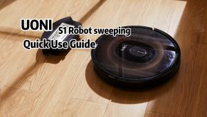 Robot hút bụi lau nhà thông minh thương hiệu Nhật Bản UONI S1 giá siêu rẻ lực hút mạnh mẽ 3000Pa